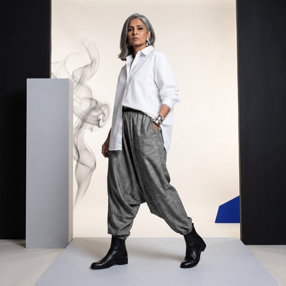 Charcoal Mist | Unisex Harem Pant
