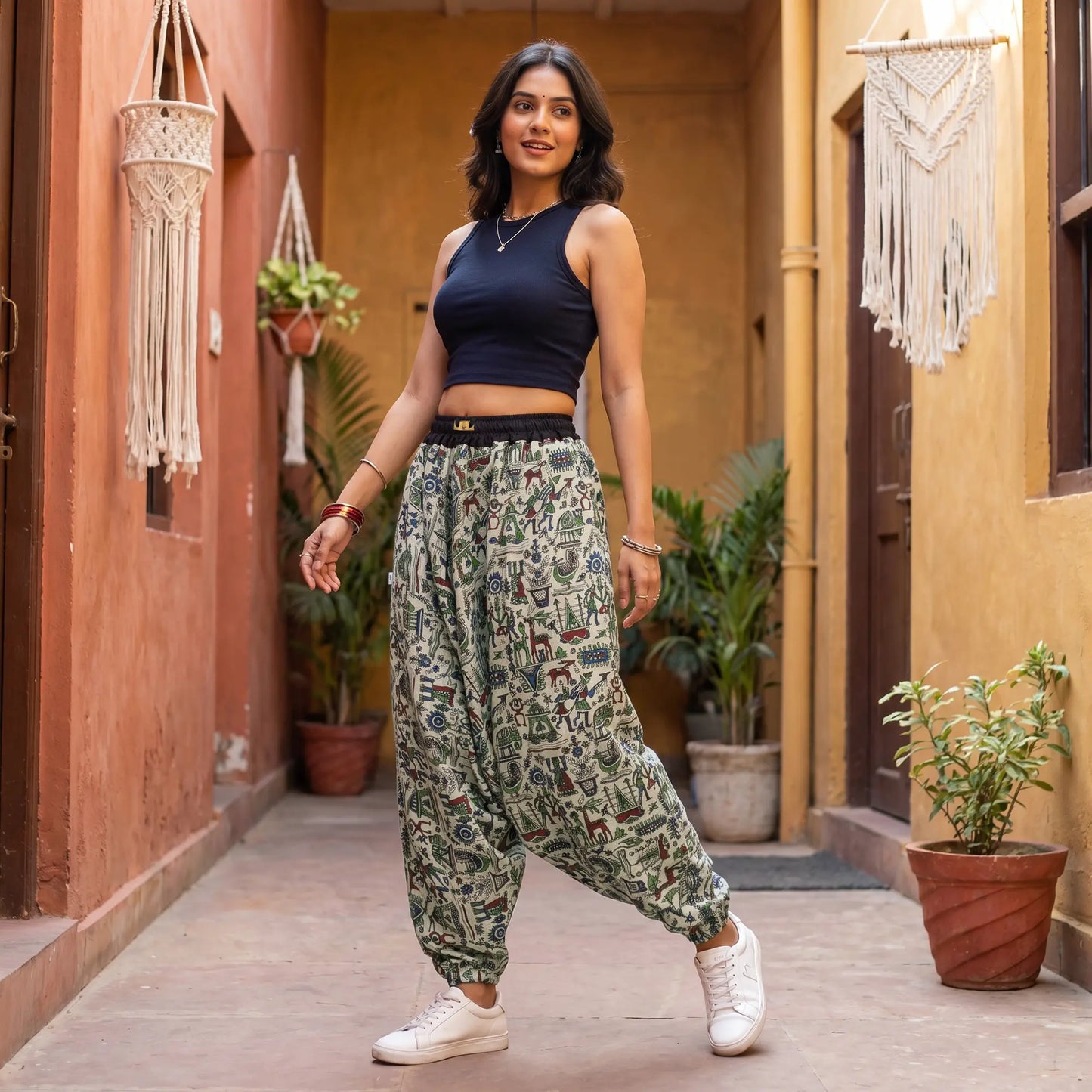 Folk Canvas | Unisex Harem Pant