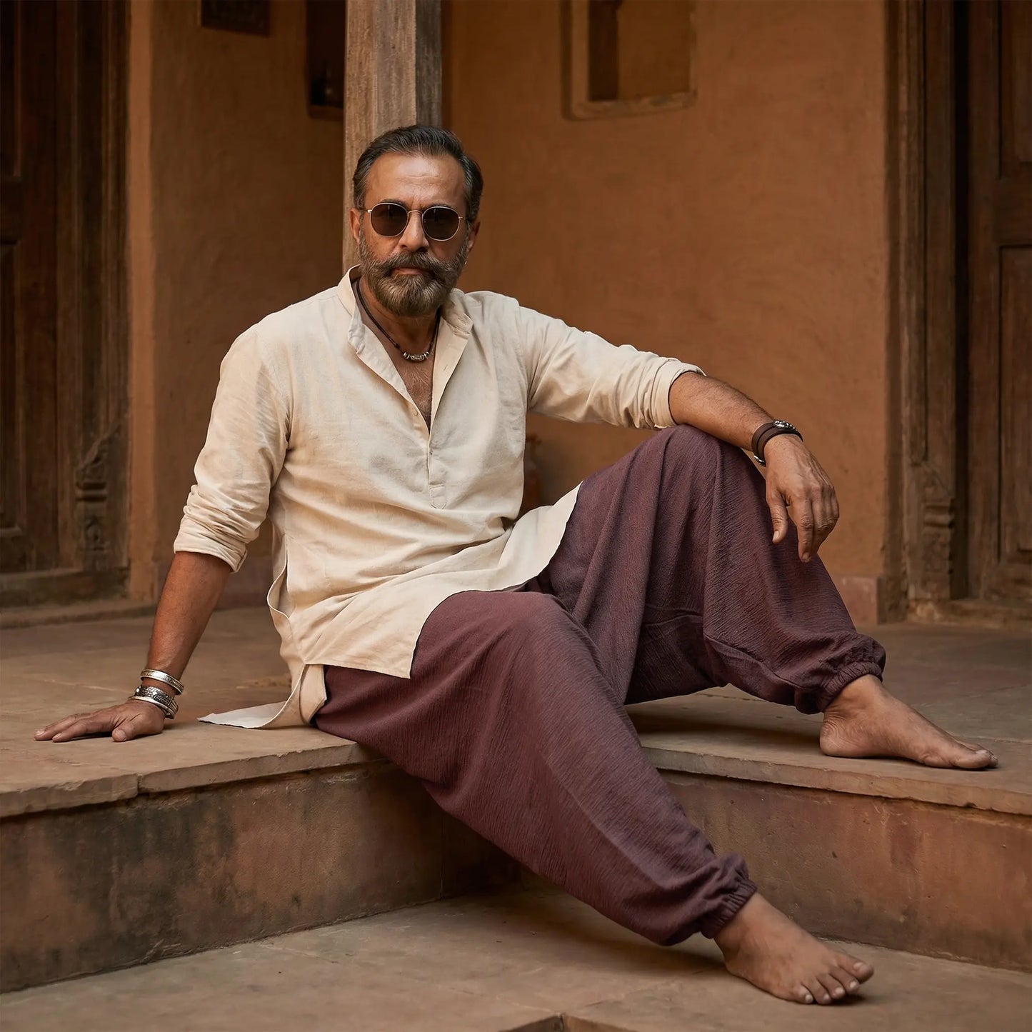 Deep Clay | Unisex Harem Pant