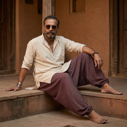 Deep Clay | Unisex Harem Pant