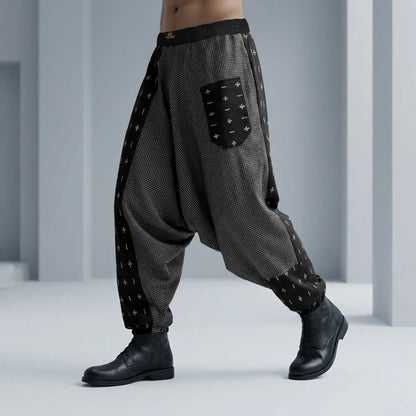 Noir DopeSplit | Unisex Harem Pant