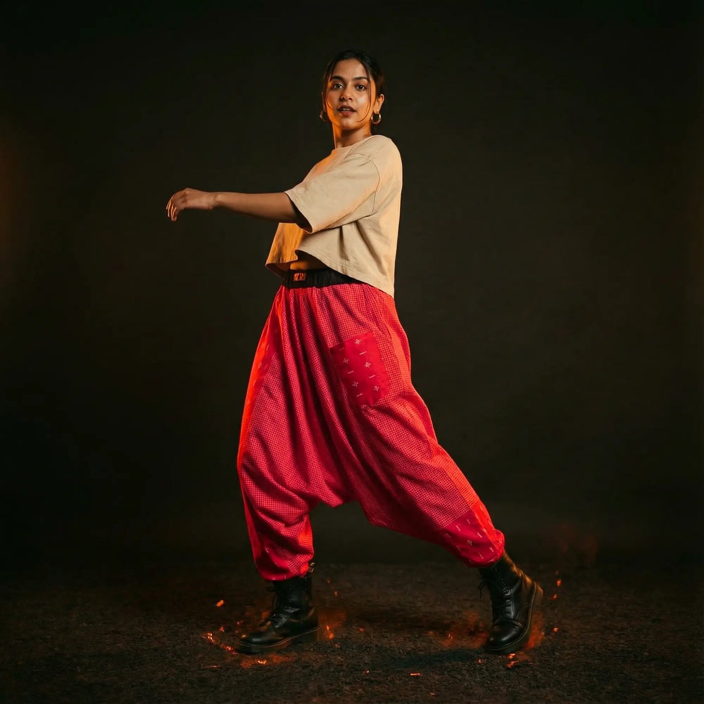 Flame DopeSplit | Unisex Harem Pant