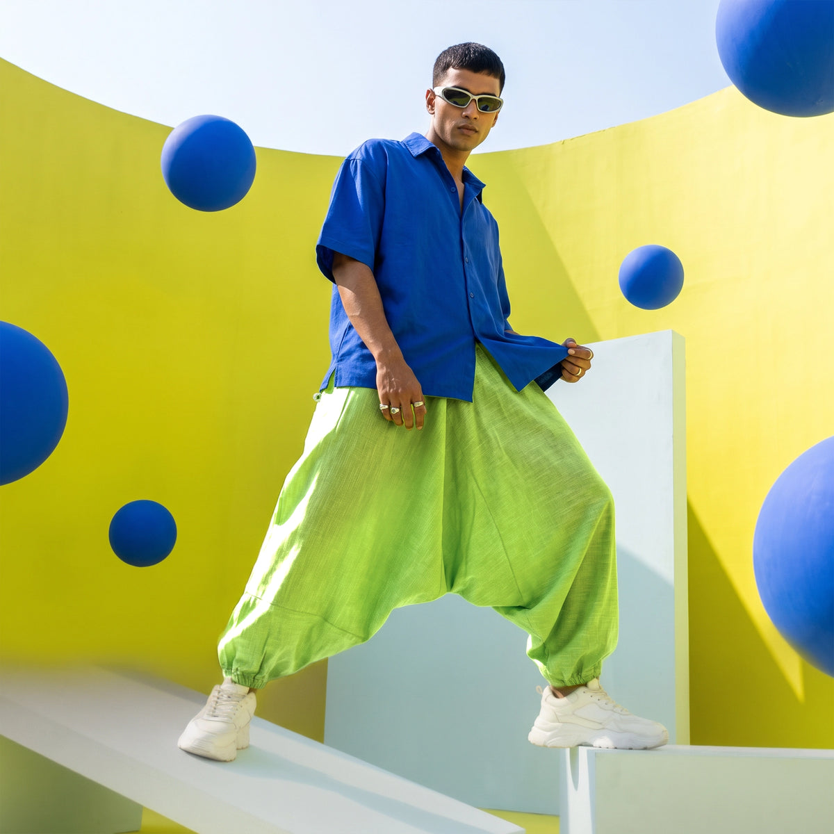 Neon Grove | Unisex Harem Pant