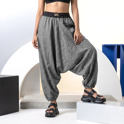 Charcoal Mist | Unisex Harem Pant