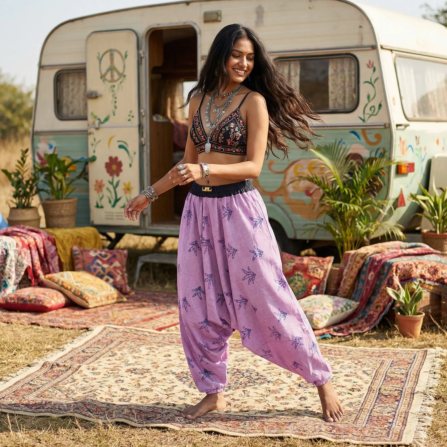 Leaf it | Unisex Harem Pant