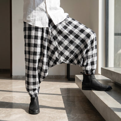 Shadow Check | Unisex Harem Pant