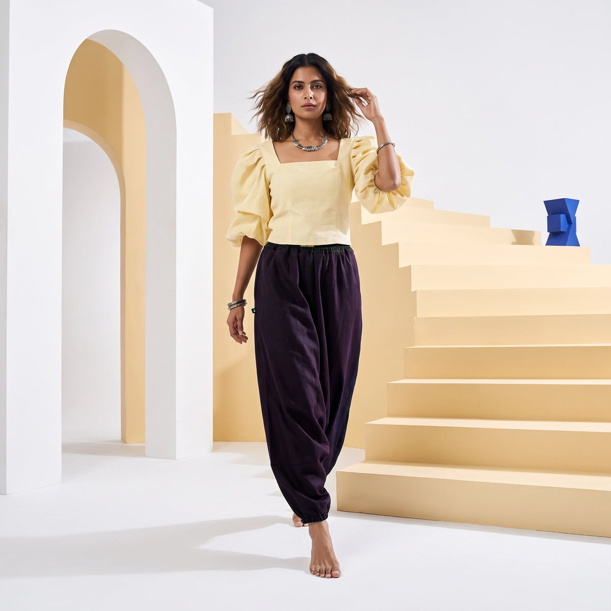 Plum Fiction | Unisex Harem Pant