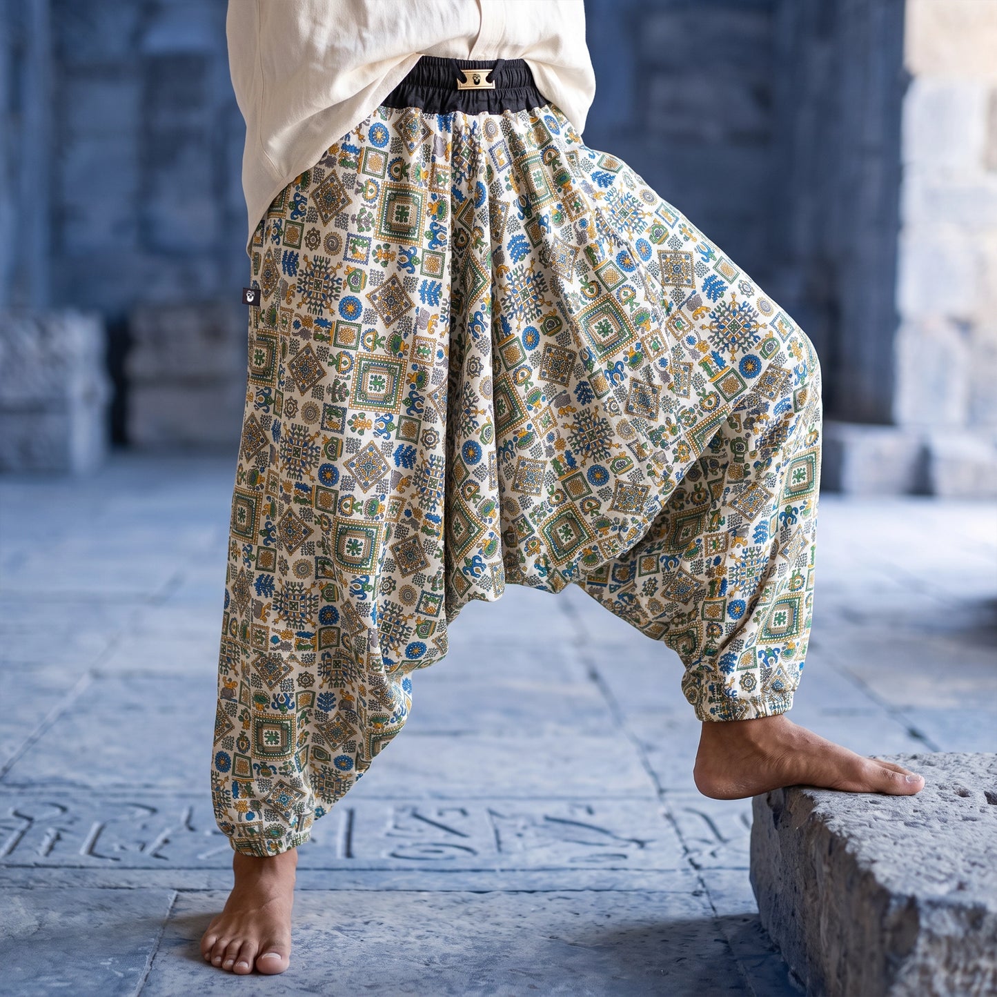 Kabila Cobalt | Unisex Harem Pant