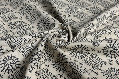Warli Noir | Unisex Harem Pant